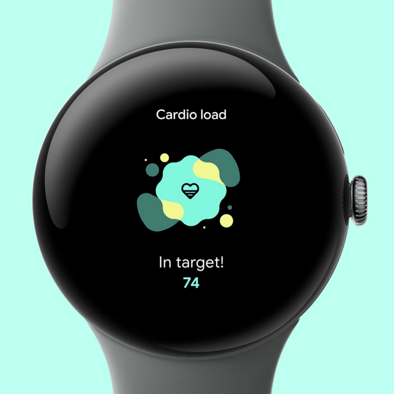 Google Pixel Watch 3 screen showing run plan.