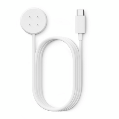 White Google Watch cable